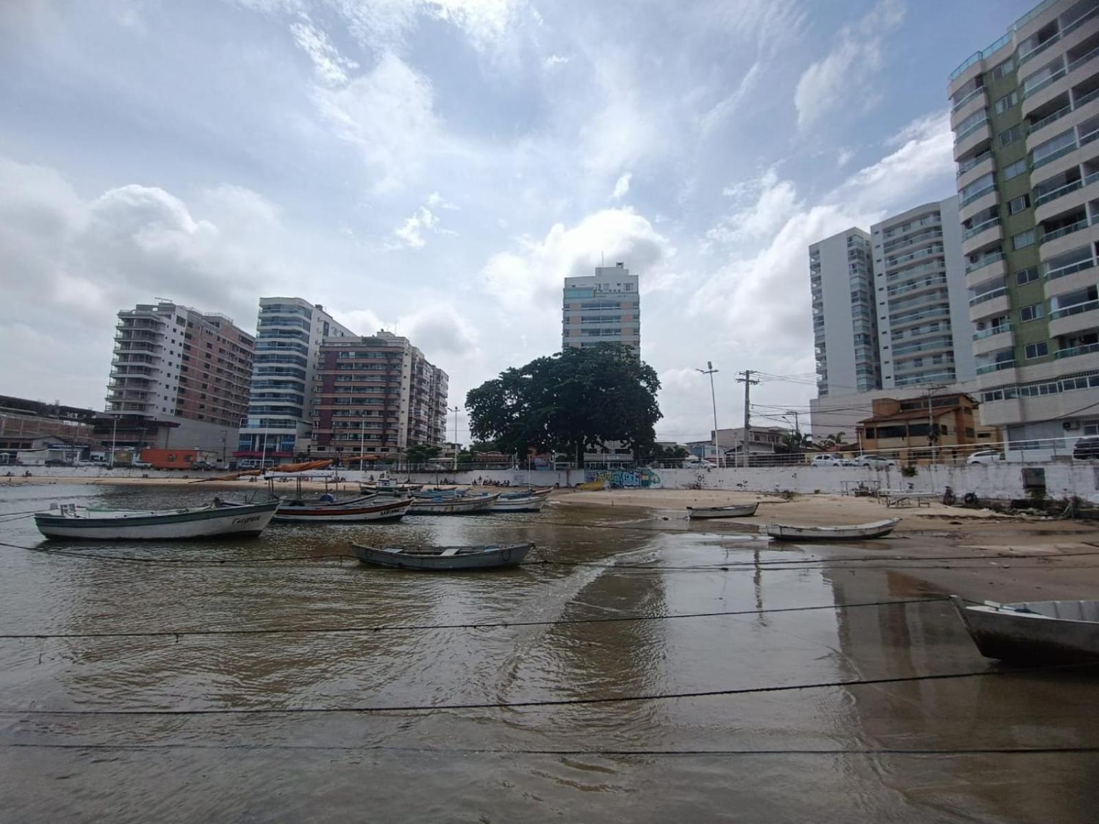 Apartamento Pe Na Areia, Wi-Fi E Garagem Privativa Inicio Da Praia Do Morro Guarapari Exterior photo